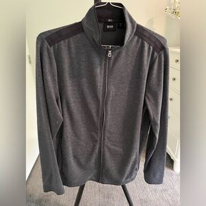 Gray slim fit stretch Hugo Boss Jacket